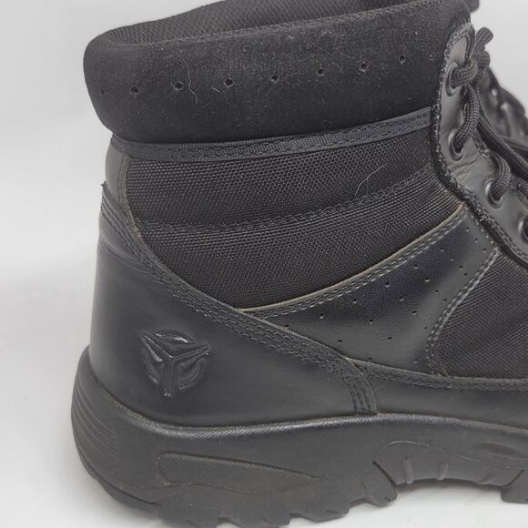 HI-TEC Tactical Performance Mens Black Leather Ankle Boots Rubber Soles US 12 M main image 10